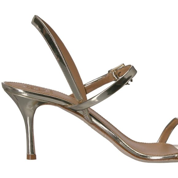 TORY BURCH * $328 MANY SIZES * Penelope Slingback Sandal Gold Strappy Prom - Picture 6 of 16